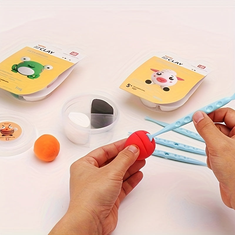 Air Dry Clay Kit, Air Dry Clay for Kids 12 Boxes, DIY Magic Clay Set, Ultra Light Modeling Clay, Air Drying Clay Process Easy to Use Accessories, Easter Mudding Children's Toys