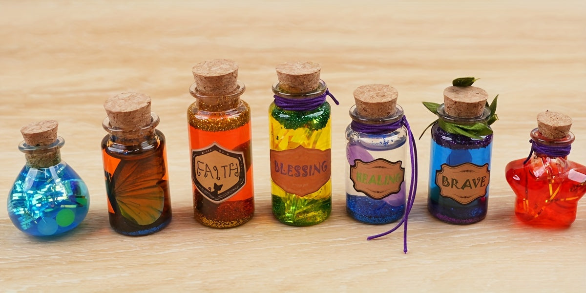 FOMOMDI DIY Wizard Potions Kit, Mix 20 Bottles Fairy Magic Potions, Valentine'S Day Halloween Birthday Art Craft Gift For Girls Kids