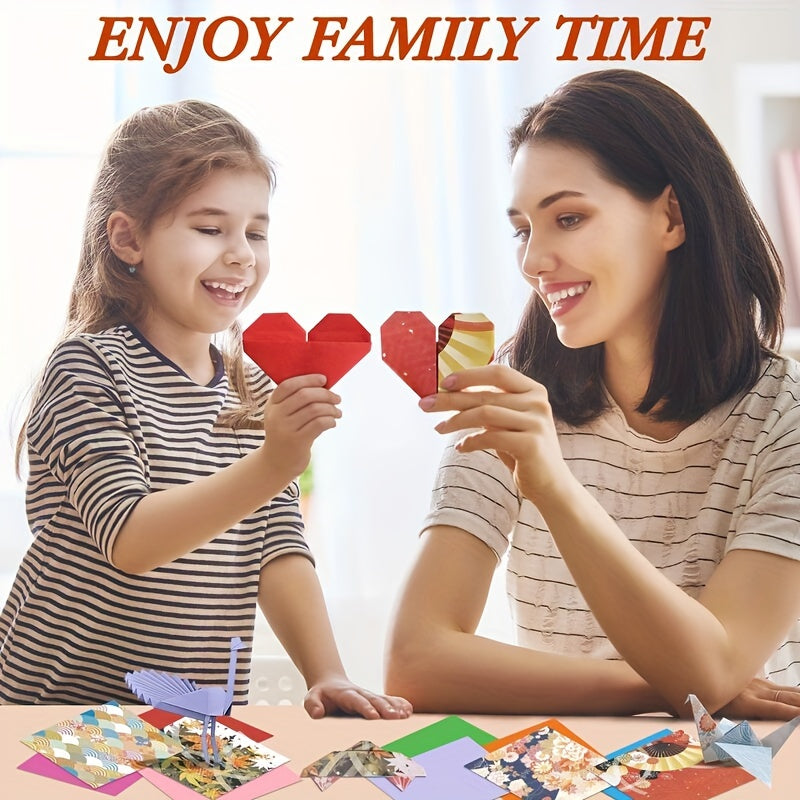 pigipigi Craft Origami Paper for Kids - 360 Sheets Colorful Folding Paper 60 Japanese Patterns 6 Inch Easy Origami Book Beginner Art Project Kit for 4 5 6 Years Old Girl Boy Birthday Gift