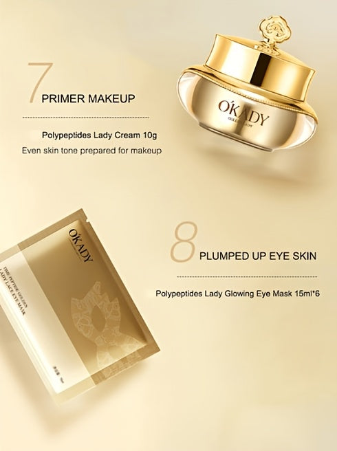 24 Luxury Polypeptide Skin Care Set, Skincare, Day And Night Care, Suitable For AllSkin Types, Not Allergic, With Moisturizing And Firming Skin Set, New Year Gift, Mother'S Day Gift-Holiday Surprise