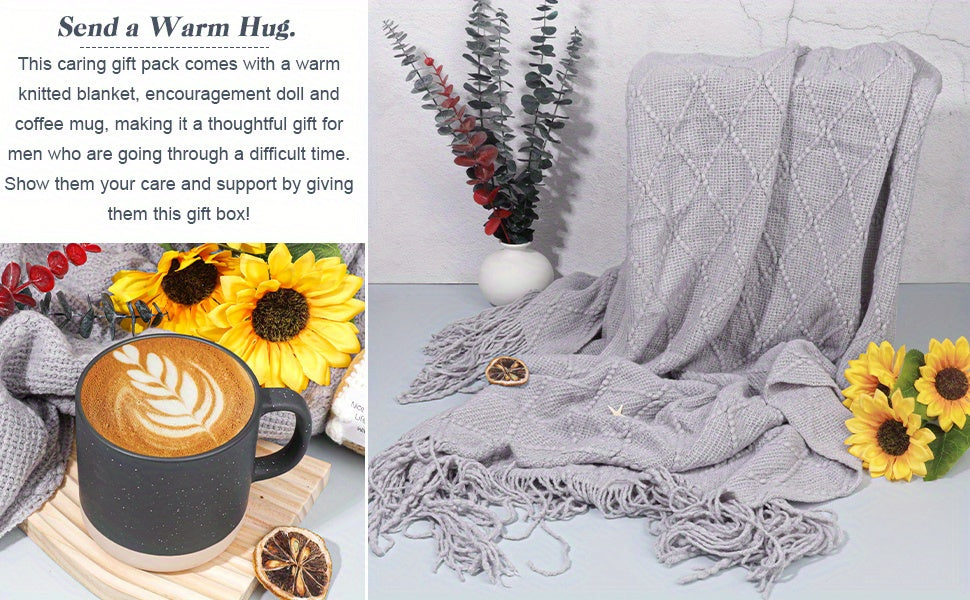 Get Well Soon Gift Basket Men, Self Care Gifts For Men, Get Well Gifts For Men After Surgery, Thinking Of You Gifts For Men, Sympathy Gift For Dad Husband Brother Men Coffee Mugs
