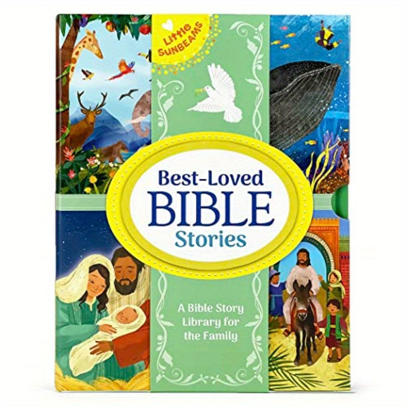 BestLoved Bible Stories 8Book Library Boxed Gift Set for: Including stories of Noah's Ark The Birth of Jesus The Creation Story Daniel... Lion's Den Jonah and More Little Sunbeams