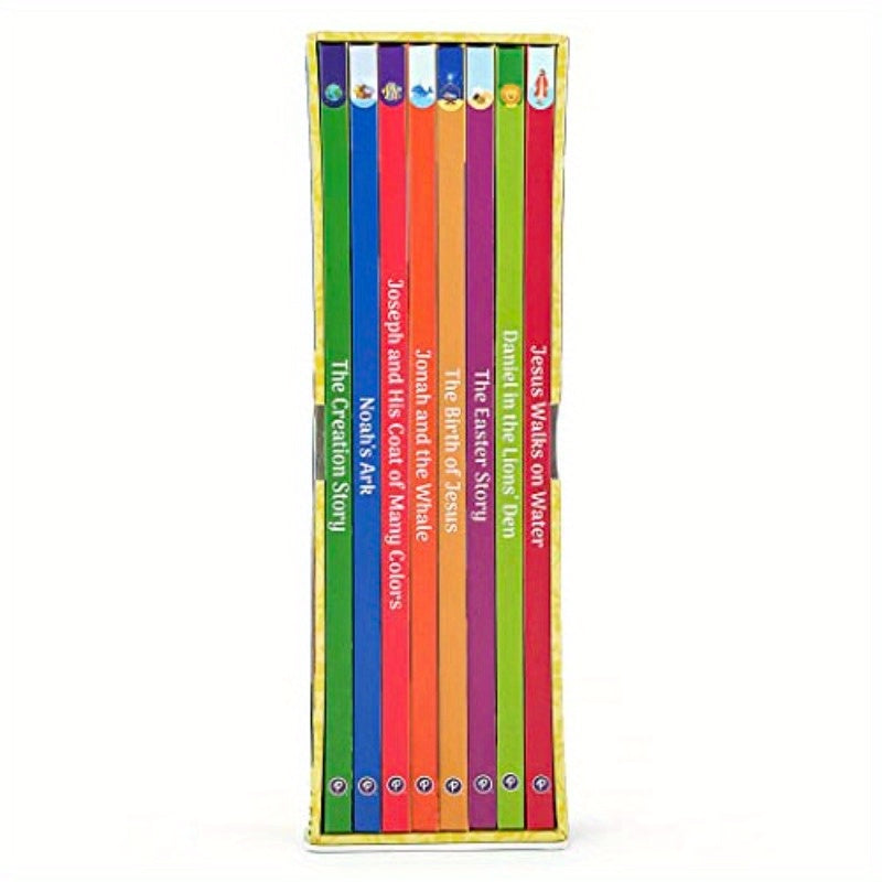 BestLoved Bible Stories 8Book Library Boxed Gift Set for: Including stories of Noah's Ark The Birth of Jesus The Creation Story Daniel... Lion's Den Jonah and More Little Sunbeams