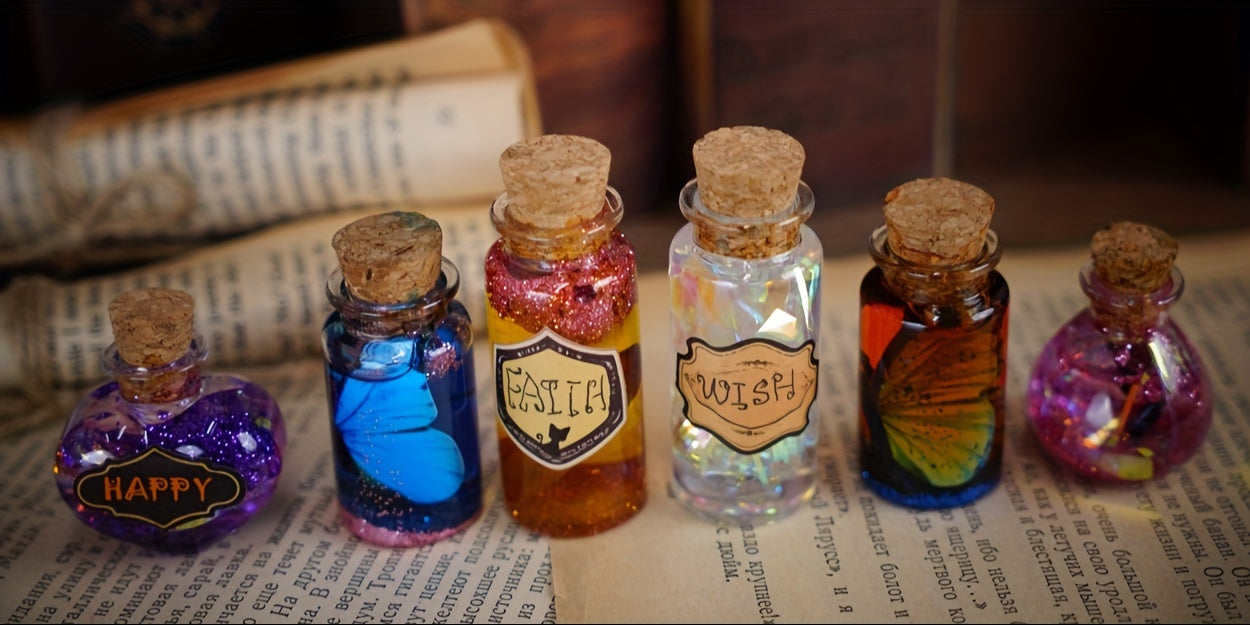 FOMOMDI DIY Wizard Potions Kit, Mix 20 Bottles Fairy Magic Potions, Valentine'S Day Halloween Birthday Art Craft Gift For Girls Kids