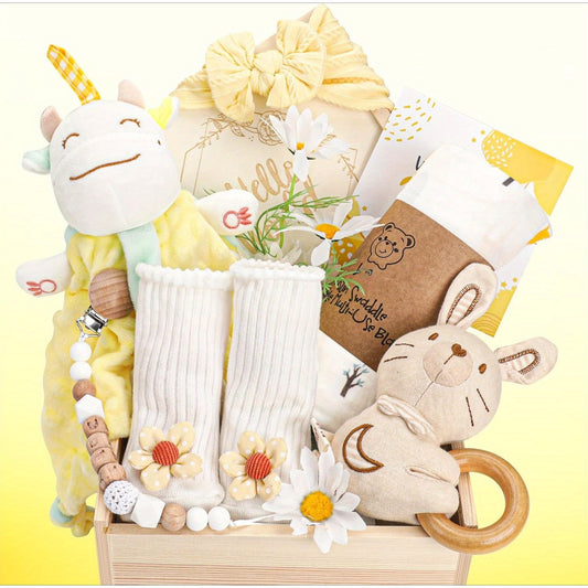 Newborn Essentials Gift Set - New Mom Gift Basket, Mother's Day Gift for New Mom