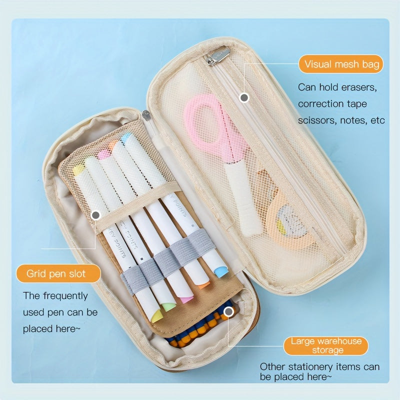 [Bible Study Kit, School & Christmas] 7pcs Bible Study Kit - Double-Layer Pen Case, Sticker Markers, Labels, and Paper Clips - Ideal for Back to School & Christmas Gifts