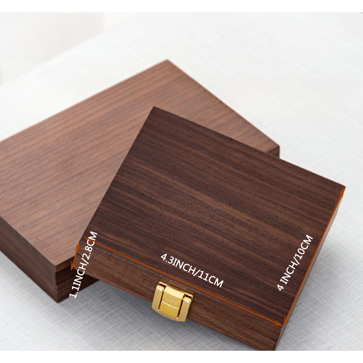 36-Well Wooden Watercolor Paint Palette Box - Portable, Durable Dark Walnut with Golden Accents, 4" x 6" - Ideal for Artists & Hobbyists