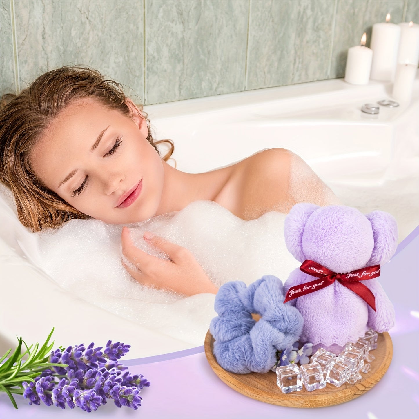 mother's day gifts [16pcs lavender gift box] Women's exclusive gift set Unique gift for mother, wife, girlfriend and sisters on birthday/Christmas/Valentine's Day/Mother's Day | lavender gift basket
