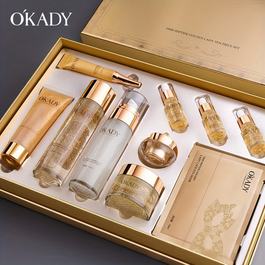 24 Luxury Polypeptide Skin Care Set, Skincare, Day And Night Care, Suitable For AllSkin Types, Not Allergic, With Moisturizing And Firming Skin Set, New Year Gift, Mother'S Day Gift-Holiday Surprise