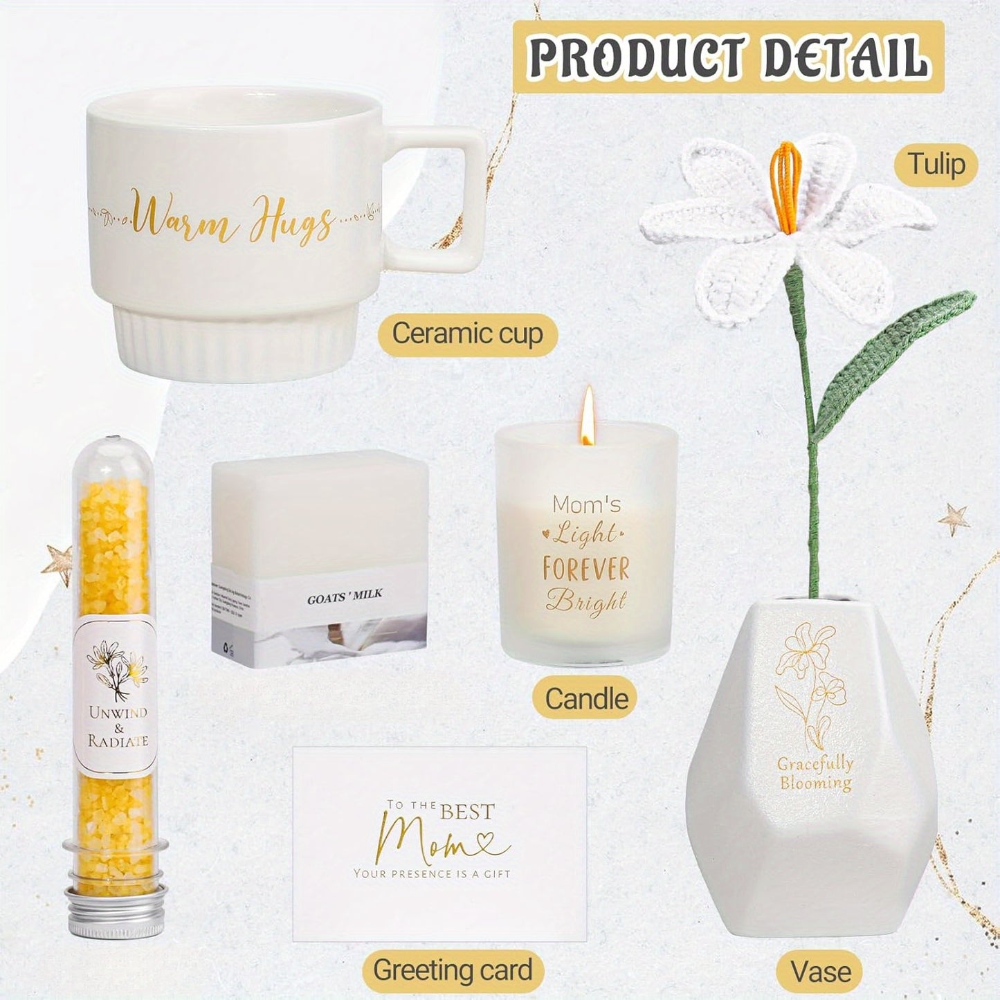 Mother'S Day Gifts for Women, Birthday Gift Set for Women, Mom, Wife, Girlfriend, Sister, Unique for Christmas, Valentine'S Day, Mother'S Day Gifts - Gift Basket Set, Multi-Item Party Favor Packs