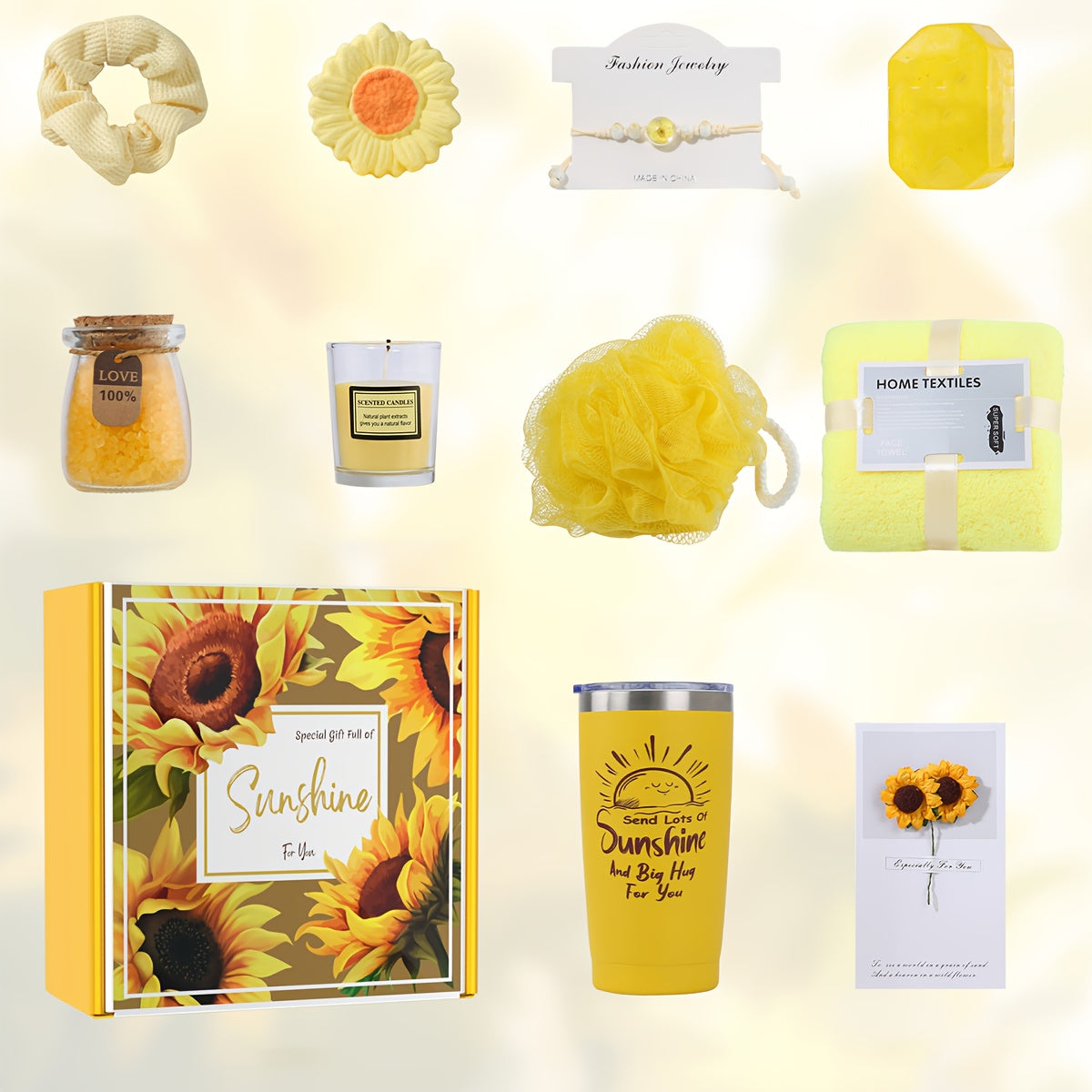 Unique Box Packs Self Care Gifts Relaxing Spa Set Basket For Her Birthday, Mother'S Day, Valentine'S Day