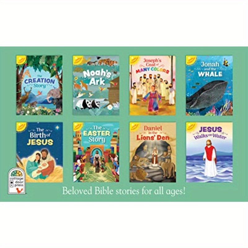BestLoved Bible Stories 8Book Library Boxed Gift Set for: Including stories of Noah's Ark The Birth of Jesus The Creation Story Daniel... Lion's Den Jonah and More Little Sunbeams