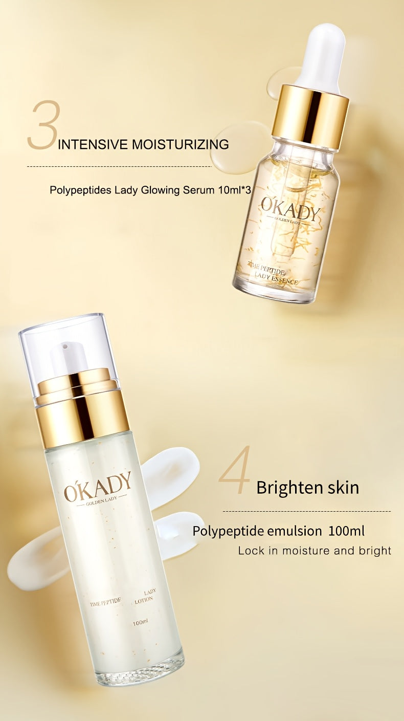 24 Luxury Polypeptide Skin Care Set, Skincare, Day And Night Care, Suitable For AllSkin Types, Not Allergic, With Moisturizing And Firming Skin Set, New Year Gift, Mother'S Day Gift-Holiday Surprise