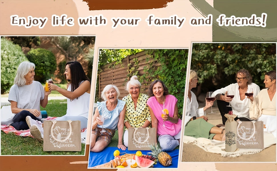 Mothers Day Gifts For Grandma, Grandma Gifts, Nana Gigi Grandma Birthday Gifts Box from, Grandma Coffee Mug Beach Travel Bag Set