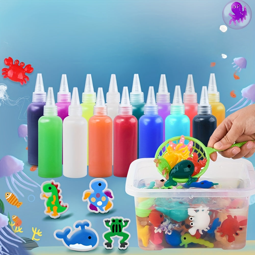 A Total Of 22 Material Packs, Including Storage Boxes, Magical Water Elf Toy Sets, DIY Handmade Material Packs, And A Combination Set Of Various Cartoon Molds To Choose From