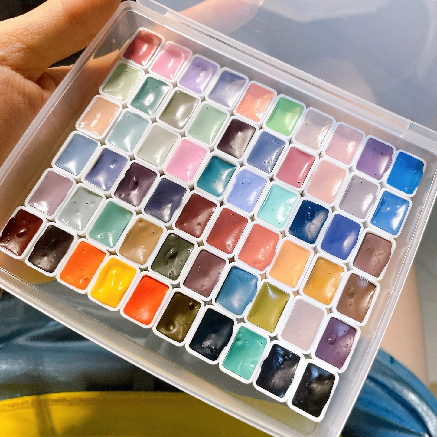 Super Vision Watercolor Paint 10 Color 1ML Artist Morandi Macaron Candy Color Advanced Gray Beginner Painting Art Supplies