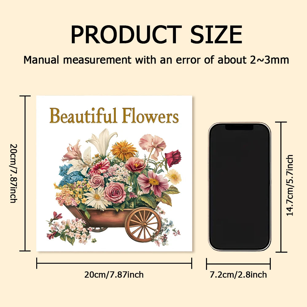BEAUTIFUL FLOWER Patterns Coloring Book for Adults Cute Drawing Book Perfect Gift for Party and Birthday