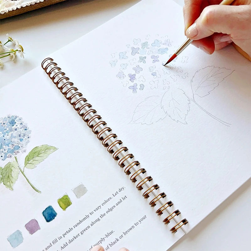 12 Colors Watercolor Paint Set With Paint Brush Art Crafts Painting Supplies Beginner-friendly Watercolor Workbooks Kids Adults