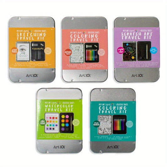 Art 101 Creative Tools Sketching Tin Drawing Set for ren to Adults