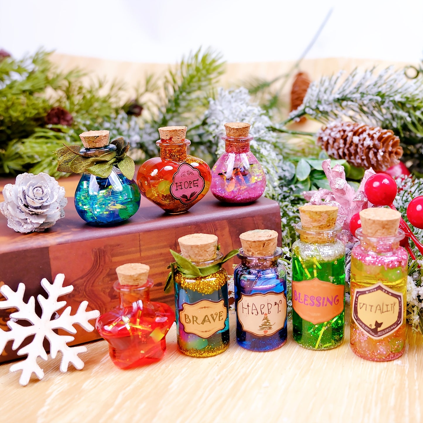 FOMOMDI DIY Wizard Potions Kit, Mix 20 Bottles Fairy Magic Potions, Valentine'S Day Halloween Birthday Art Craft Gift For Girls Kids