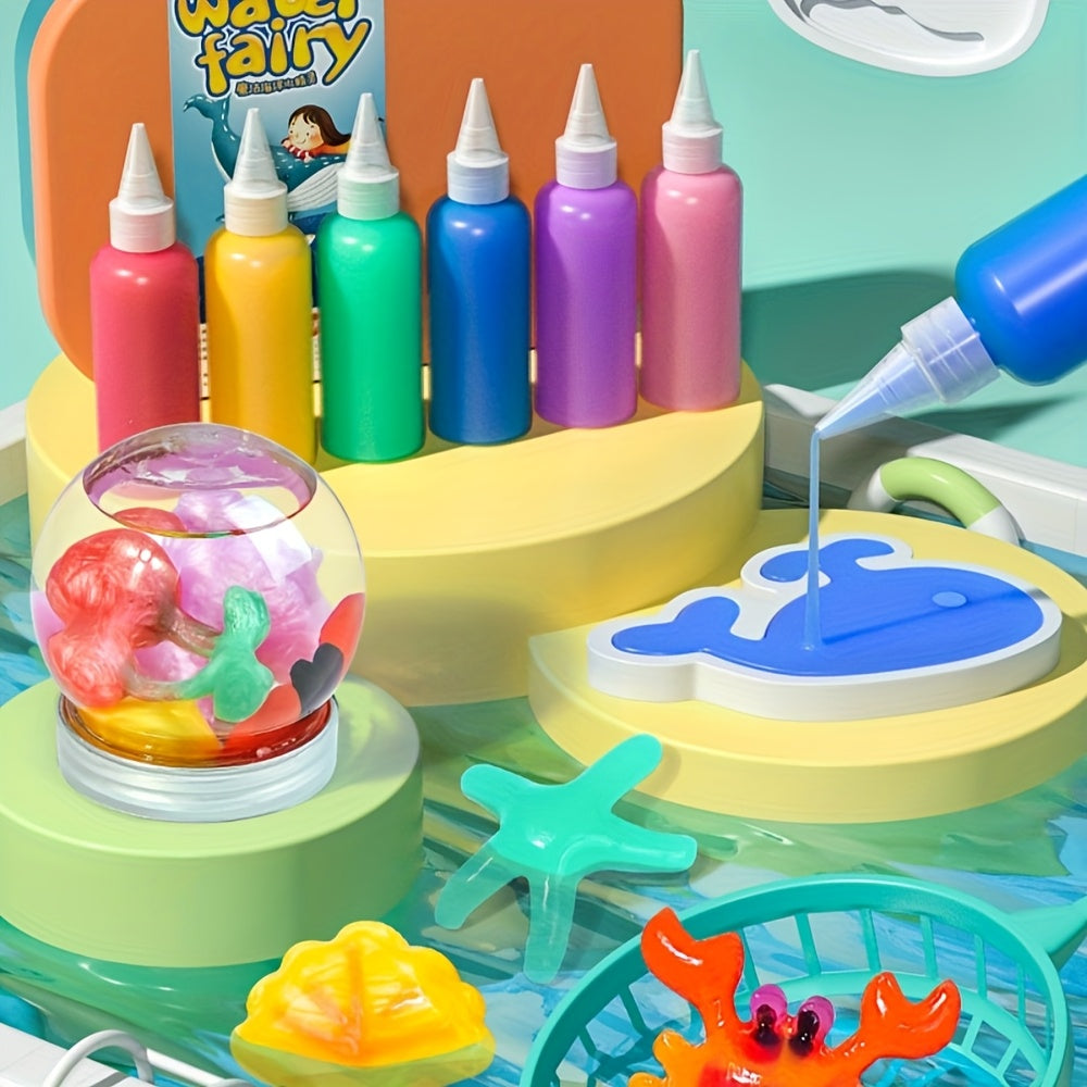 A Total Of 22 Material Packs, Including Storage Boxes, Magical Water Elf Toy Sets, DIY Handmade Material Packs, And A Combination Set Of Various Cartoon Molds To Choose From