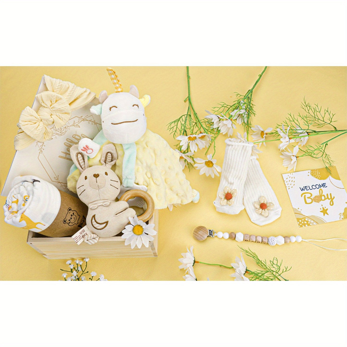 Newborn Essentials Gift Set - New Mom Gift Basket, Mother's Day Gift for New Mom