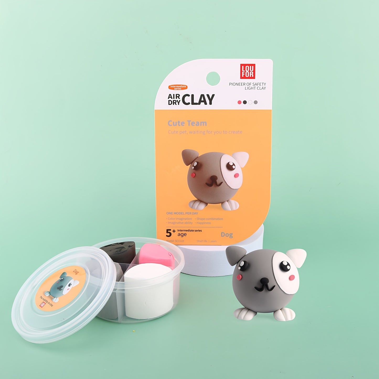 Air Dry Clay Kit, Air Dry Clay for Kids 12 Boxes, DIY Magic Clay Set, Ultra Light Modeling Clay, Air Drying Clay Process Easy to Use Accessories, Easter Mudding Children's Toys