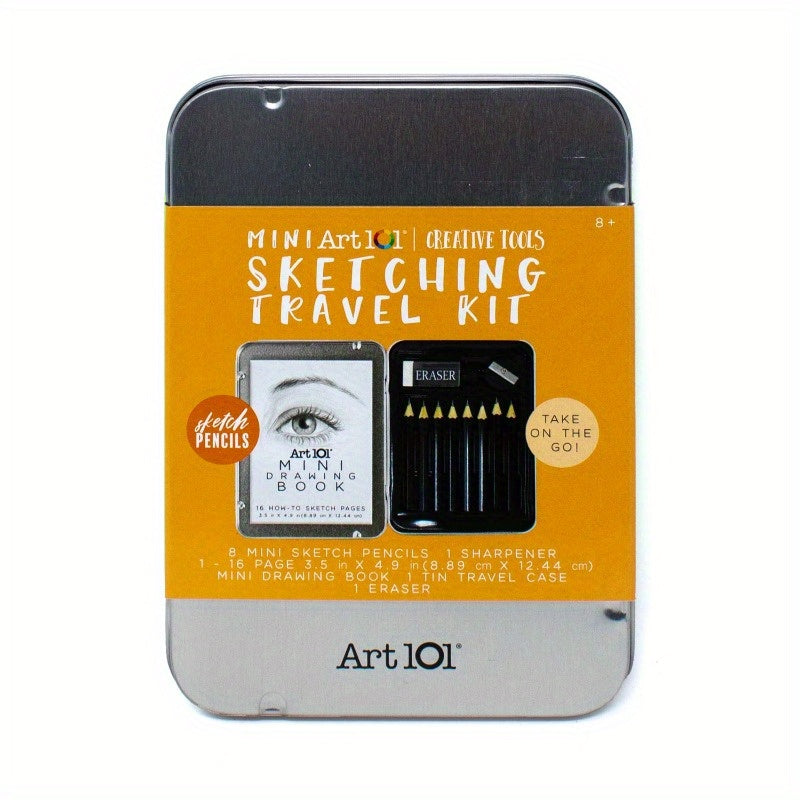 Art 101 Creative Tools Sketching Tin Drawing Set for ren to Adults