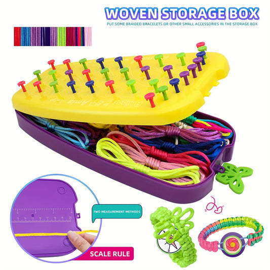 [DIY Bracelet] Friendship Bracelet Making Kit | Ages 7 8 9 10 11 12 Year Old Girls | Arts And Crafts | DIY | Birthday Present For Teen Girl | Travel Activity Set